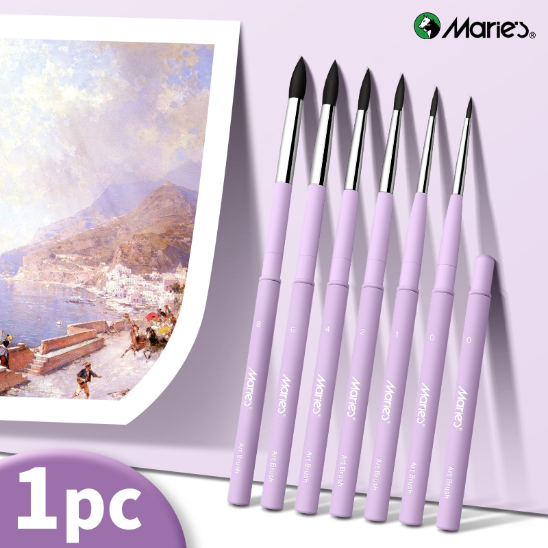 Gouache Paint Set - Marie'nin 1 adet Seyahat Suluboya Fırçası
