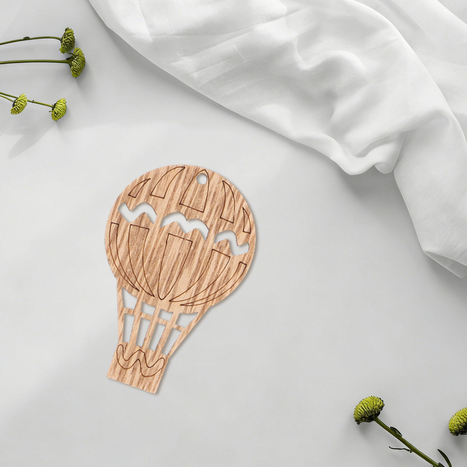 10 Adet Ahşap Sıcak Hava Balon - Art And Craft For Nursery incelemesi ve fiyatı