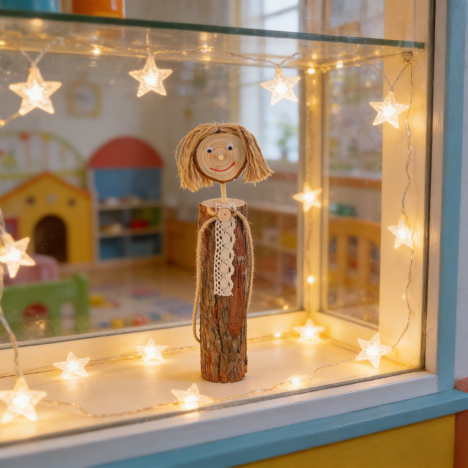 El Yapımı Rustik Ahşap Heykel  - Art And Craft For Nursery incelemesi ve fiyatı