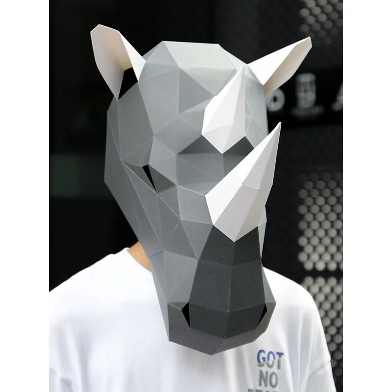Gergedan Yetişkin Kafa Maskesi - Art Craft Cardboard incelemesi ve fiyatı